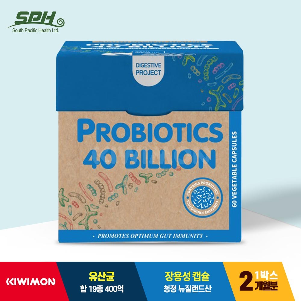 SPH 프로바이오틱스 유산균 400억 장용성 60캡슐
