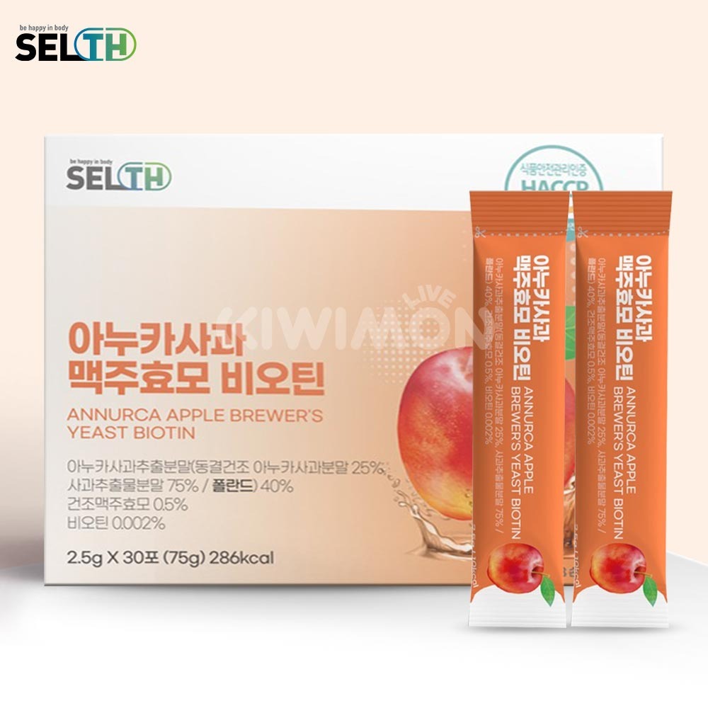 SELTH 아누카사과 맥주효모 비오틴 스틱 30포